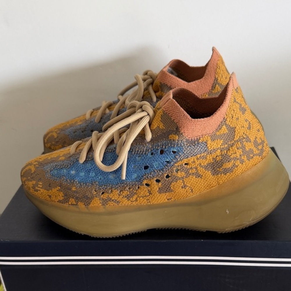 Adidas Yeezy Boost 380 'Blue Oat' Men's Sneakers Q47306 Size 4.5 Boys/Women’s 6